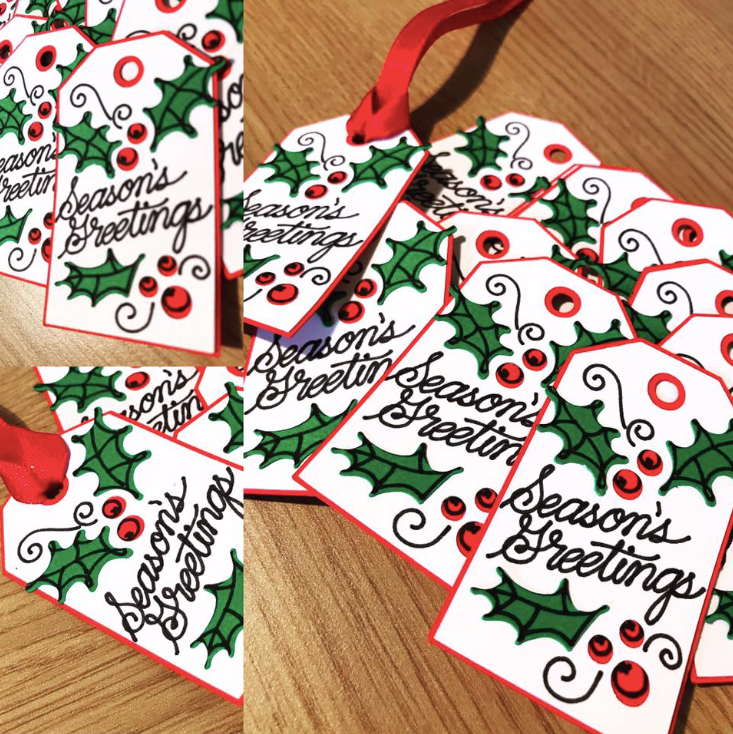 Seasons Greetings Gift Tags