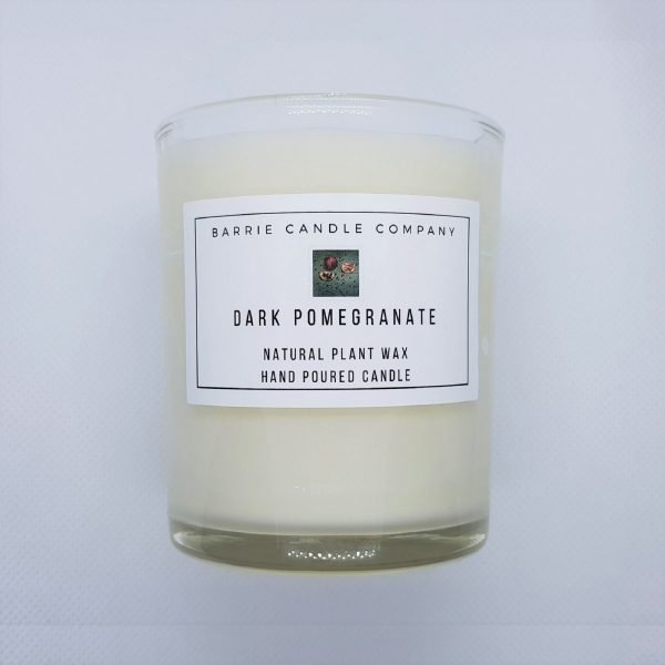 Dark Pomegranate Classic Candle - Scented Soy Candle