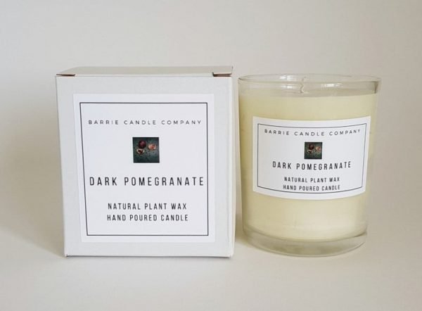 Dark Pomegranate Classic Candle - Scented Soy Candle - Image 2