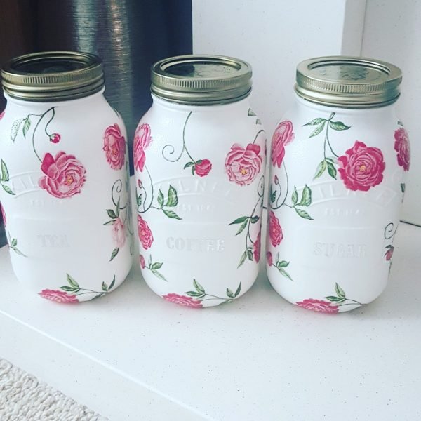 Hand decorated kilner jars - Image 4