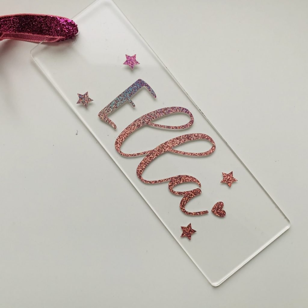 Custom Painted Acrylic Bookmark