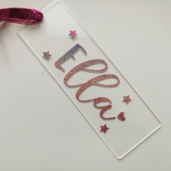 Personalised Acrylic Bookmark