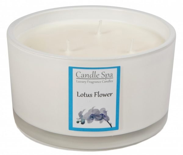 3-Wick Lotus Flower Candle