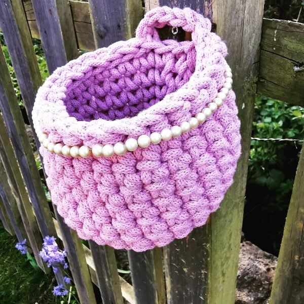 Crochet Hanging Basket