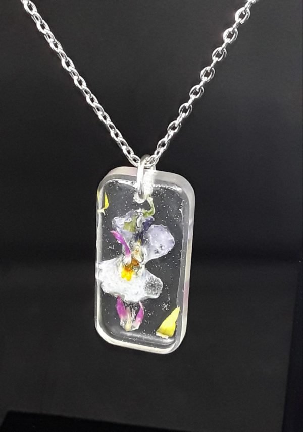 Resin Flower Pendant