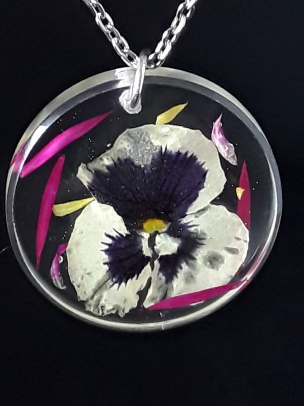 Handmade Resin Flower Pendant