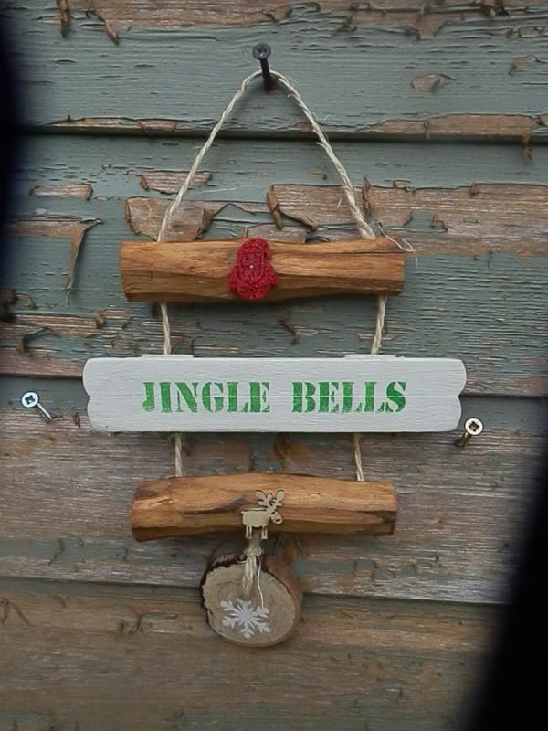 Handmade shabby chic xmas signs x 3 - Image 3