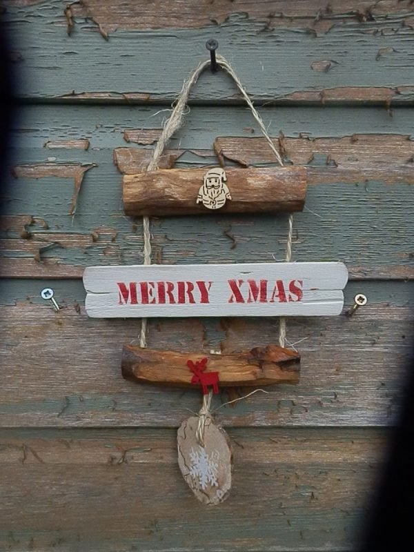 Handmade shabby chic xmas signs x 3 - Image 5