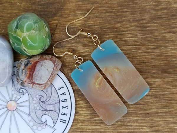 Handmade Unique Resin Earrings