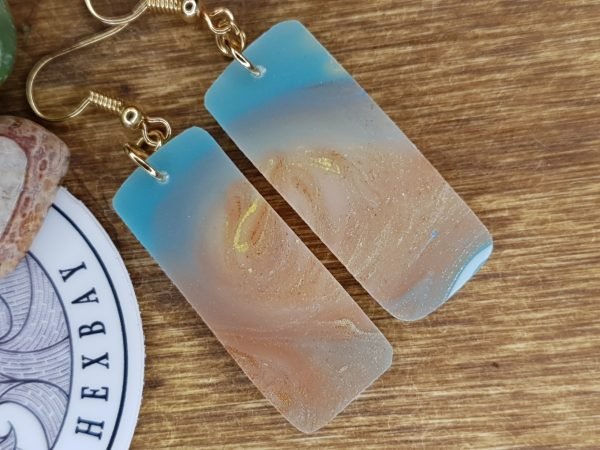 Handmade Unique Resin Earrings - Image 3