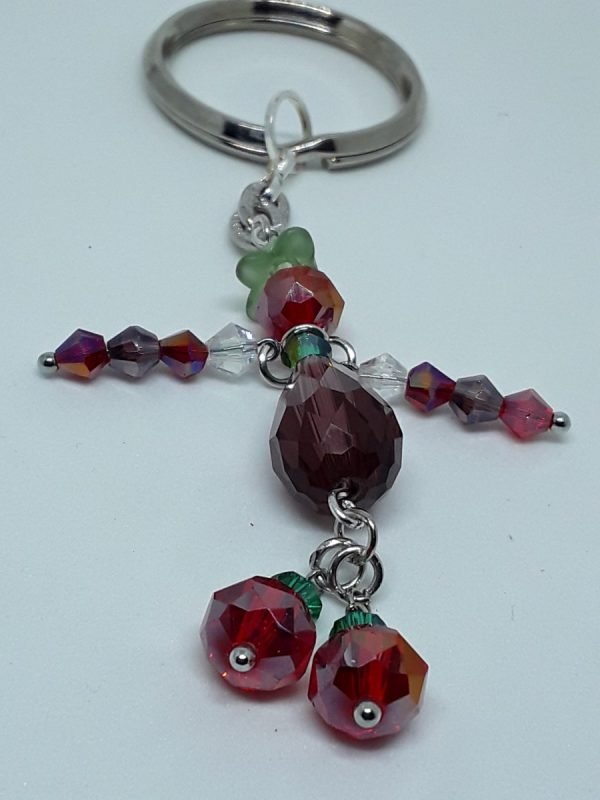 Crystal Keyring, Bag Charm, Christmas Tree Decoration - Image 2