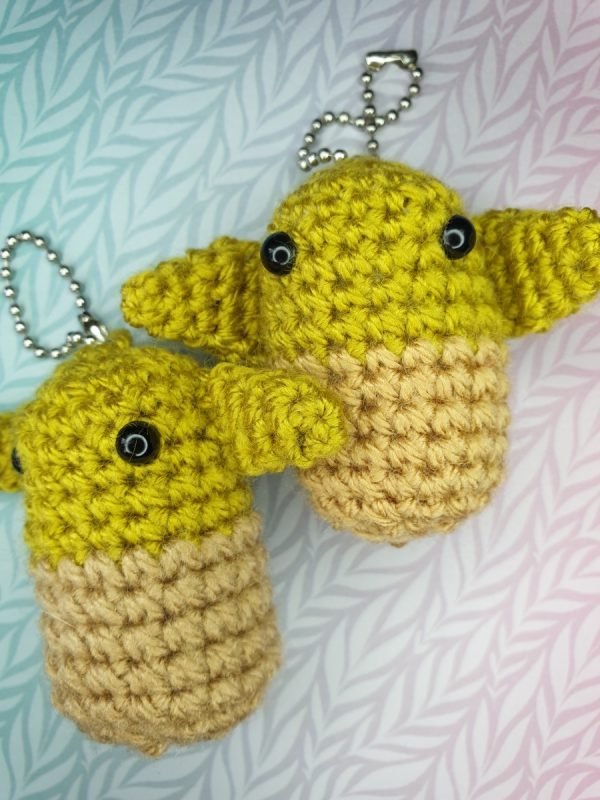 Yoda Inspired Crochet Key Chain **PATTERN ONLY**