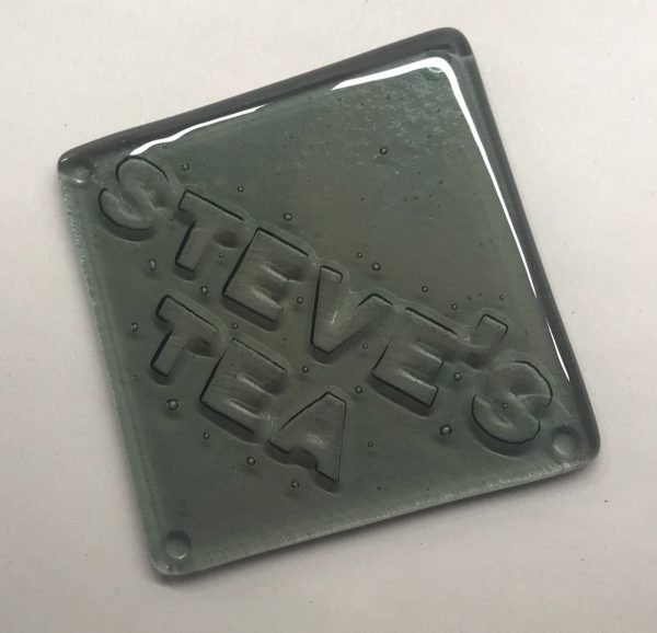 Fathers Day Personalised glass coaster - Image 3