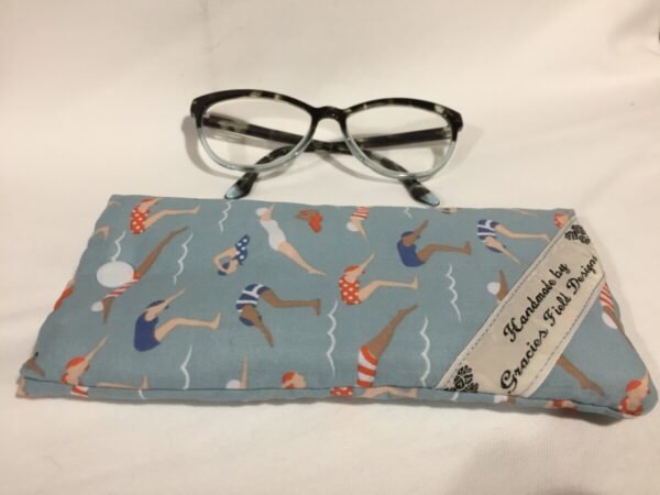 Swimmers & Divers Glasses case/ Skull Sunglasses case / Ladies and Mens spectacles / Fabric glasses case / soft glasses case / child's glasses case - Image 6