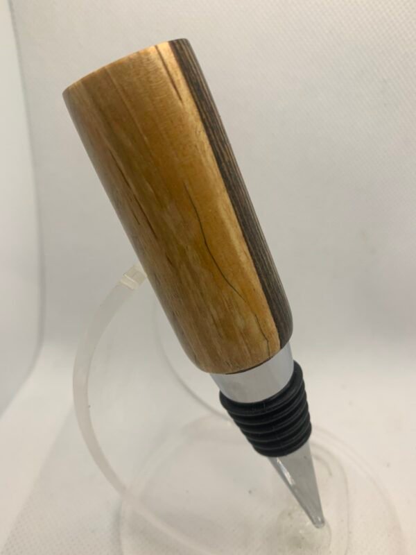 WINE /BOTTLE STOPPER MADE FROM 4 DIFFERENT WOODS