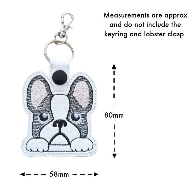 Frenchie Keychain for Dog Lovers