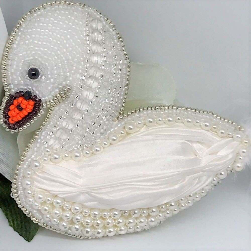 Swan brooch clearance