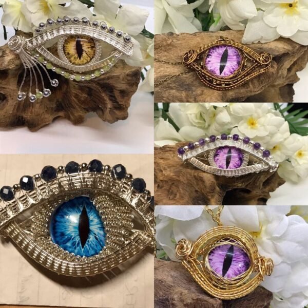 The Dragon's Eye Jewellery Brooch - Image 3