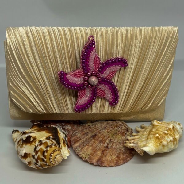 Pink Starfish | Embellished Clutch - Image 2