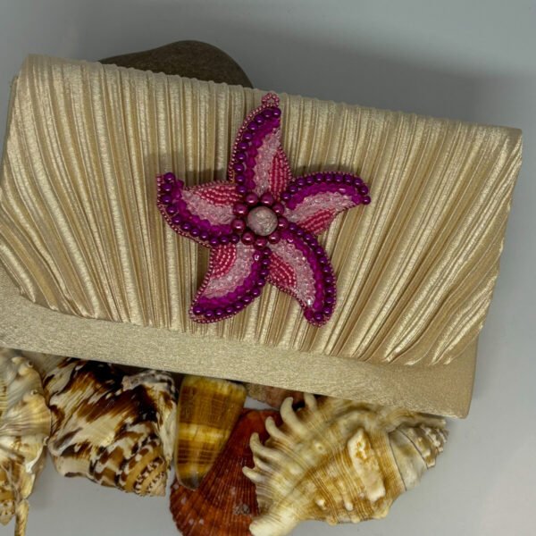 Pink Starfish | Embellished Clutch - Image 4