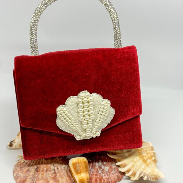 Seashell Clutch | Cream Coloured Clutch - Image 5