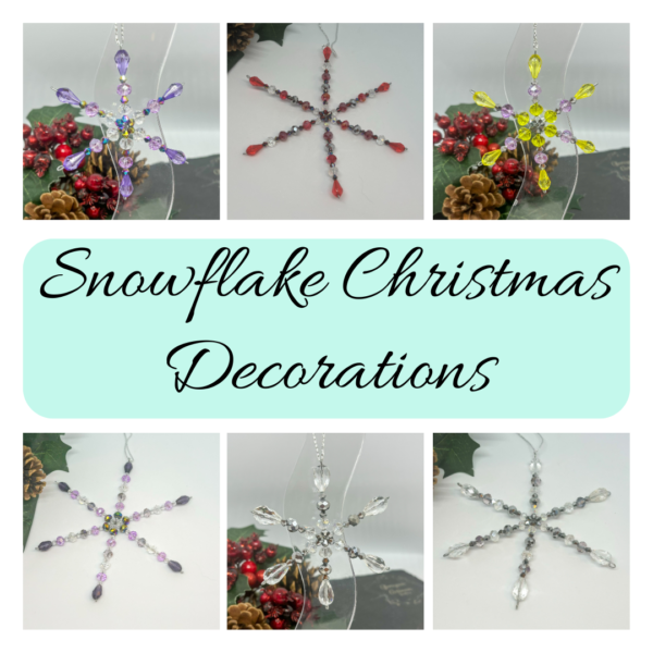 snowflake christmas tree decoration